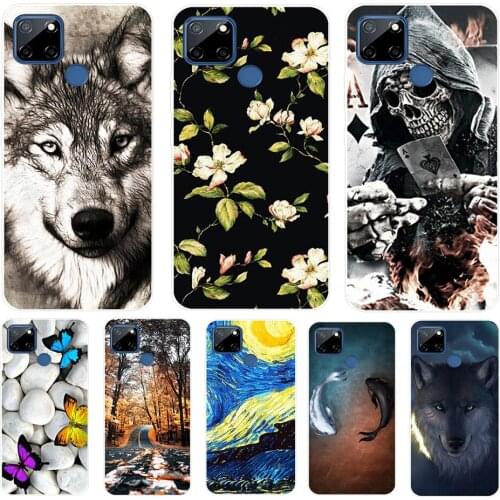 For Realme C15 Case Soft Silicon TPU Back For OPPO Realme C12 Case RMX2180 C 15 RealmeC15 Phone Cover Coque Capa Funda 6.5inch