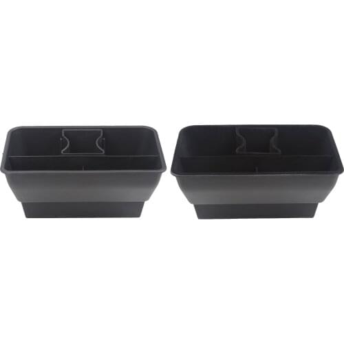 Rear Seat Organizer Long Service Life Decoration for Tesla Model Y Black