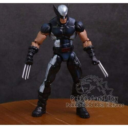 Original X-men Black Logan PVC Action Figure Collectible Model Toy