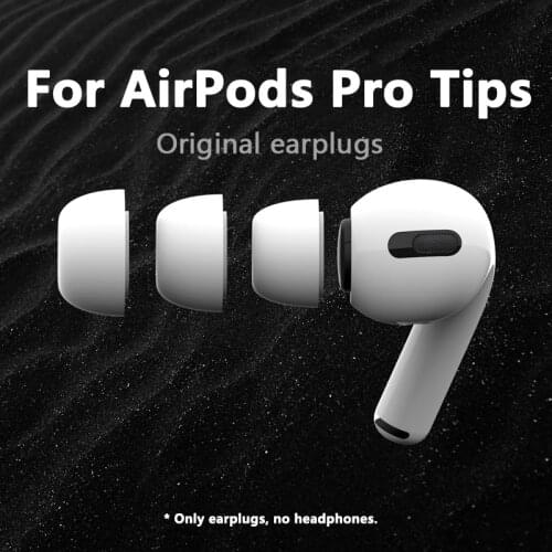 Original Soft Silicone Earbuds Earphone Case For Apple AirPods Pro Tips Replacement Earpads for air pods 3 Headphone Accessries