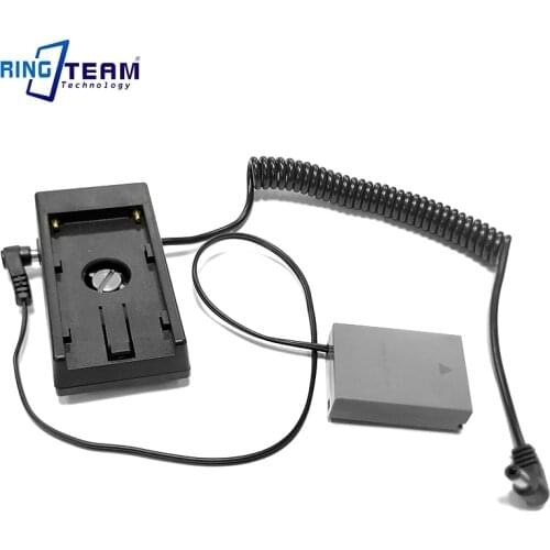 7.2V / 12V NPF Battery Plate with Coiled DC Cable +BLN1 for Olympus Digital Cameras OM-D E-M5 II 2 E-M1 PEN E-P5