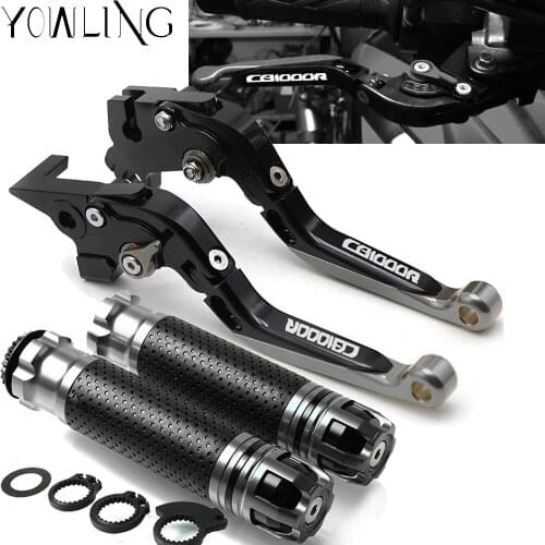 Motorcycle Brake Clutch Levers Handlebar grip Handle Hand Grips For HONDA CB1000R 2008 2009 2010 2011 2012 2013 2014 2015 2016