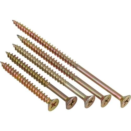 GuHua Cross Countersunk Head Self Tapping Wood Screws KA Philips Flat Head Screw Hardened Tip Drywall Screw Nail M5 10Pcs