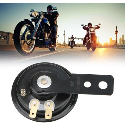 Signal for Motorcycle Waterproof Round Loud Horn Speakers Universal Motorcycle Electric Horn Kit 12V Horn 1.5A 105db