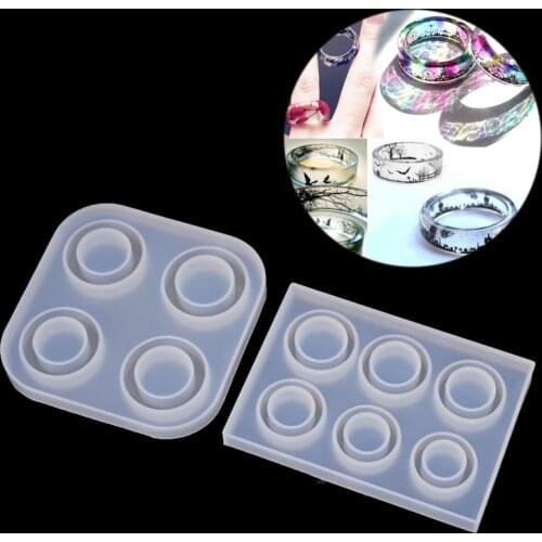 Finger ring Silicone Mold Resin Mould for jewelry making DIY tool Crafts epoxy resin molds