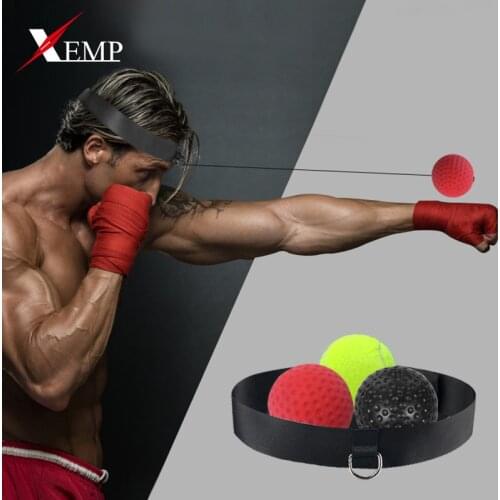Boxing Reflex Speed Punch Ball MMA Sanda Boxer Raising Reaction Force Hand Eye Training Set Stress Gym Boxing Muay Thai Exercise