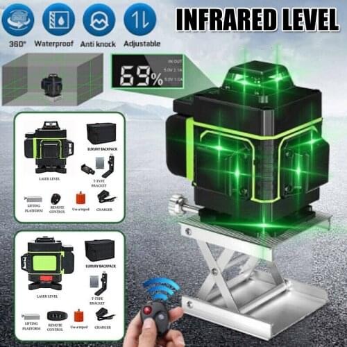 Green Beam Level Self leveling Measure Tool Horizontal Vertical Measurement Tools with High Precision In Stock