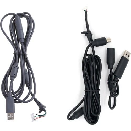USB 4 Pin For Cable Cord Cable +Breakaway Adapter Replacement For Xbox- 360 Wired Controller Accessories
