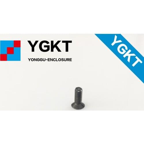 Screw m2.5*6 black color for anodizing aluminum shell 50 pieces