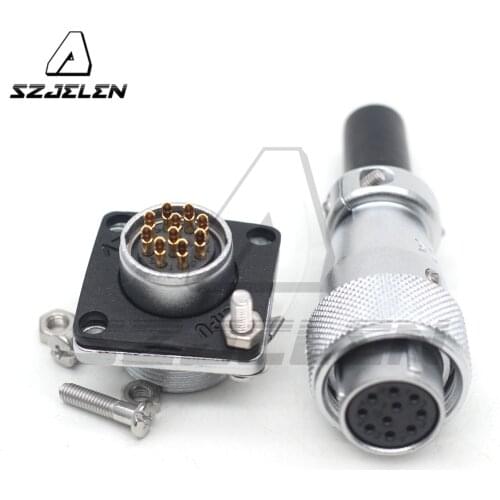 WEIPU WS16- 10 pin metal waterproof connector,Female plug male socket,can be used in industry, aviation, communications, etc