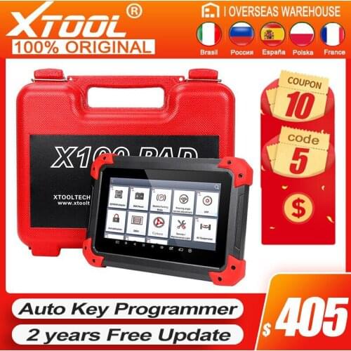 100% Original XTOOL X100 PAD Auto Key Programmer X-100 PAD with EEPROM adapter Support oil rest & Odometer Adjustment DHL free