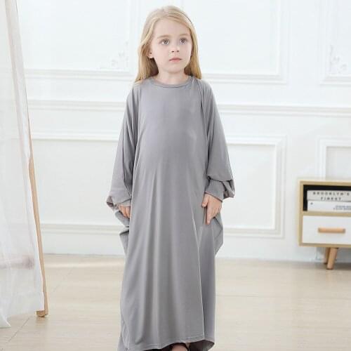 Turkey Dresses Abayas Eid Mubarak Dubai Muslim Fashion Dress Vestidos Abaya For Kids Islam Clothing Robe Longue Girl Musulman