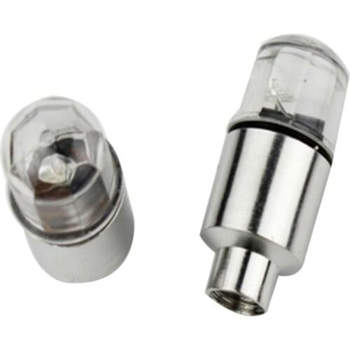 1/2/4pcs Multicolor Wheel Car Lights Tire Valve Tyres Zinc Alloy Lamp Tire Valve Cap Decorative Lantern Flash Spoke Neon Lamp