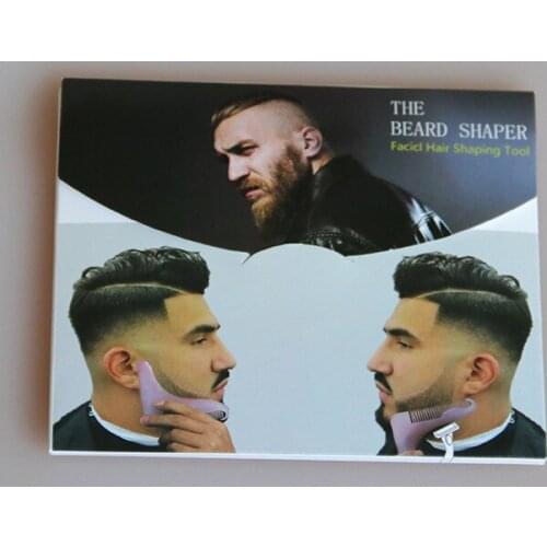 100PCS Fast ship way Good quality beard comb beard shaper as beard modelling comb for facial hair shaping tool AS SEEN ON TV