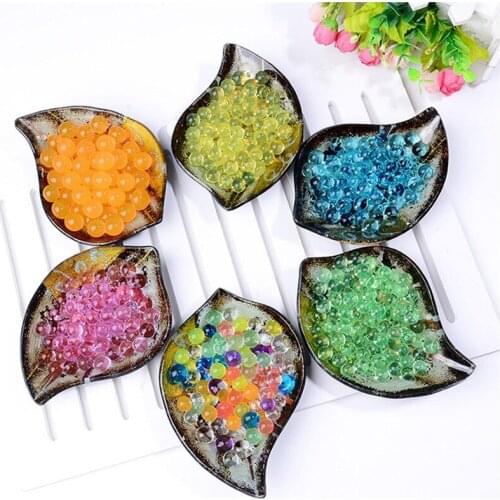 1000pcs Shaped Hydrogel Crystal Soil Water Beads Bio Gel Mud Grow Magic Jelly Balls For Flower Wedding Home Decor 7Z SH760-1