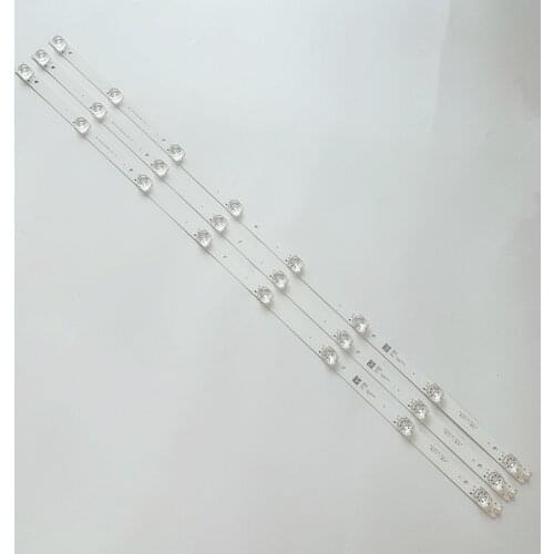 3PCS LED Backlight Strip 8 Lamps JL.D43081330-324CS-M CRH-F43WJ303003086AC-REV For 43D2F3000 43D2FA L43E9600 BOEI430WU1