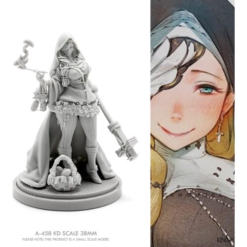 38mm Resin model kits figure beauty colorless and self-assembled A-458