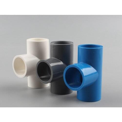 5pcs 20mm T type 3 way PVC Connector In Garden Water Connectors PVC Pipe Connector Plastic Water Pipe Connector For Garden Tools