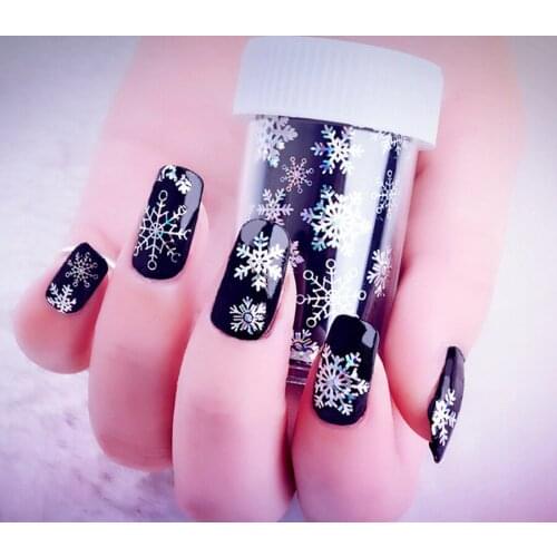 500pcs Colors Sliders Nail Design Snowflake star Nail Foils Polish Starry Holographic Paper Cool 3d new Nail Stickers