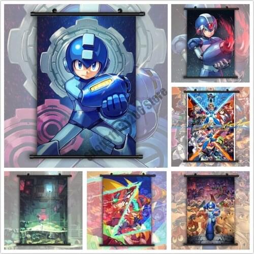 DIY 5D Diamond Painting Rockman Megaman Tapestry Anime Diamond Embroidery Mosaic Cross Stitch Kits Christmas Home Decoration