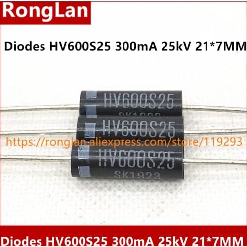 [BELLA] high voltage high voltage diodes HV600S25 300mA 25kV high voltage silicon stack frequency--20pcs/lot