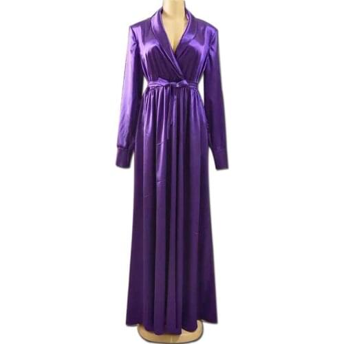 Eid Mubarak Abaya Fashion Dubai Kaftan Shiny Silky Muslim Abayas Dresses Women Casual Robe Femme Caftan Islam Clothes F2856