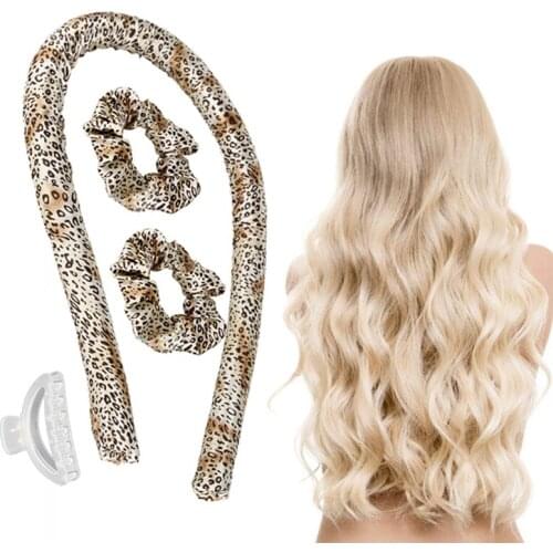 Heatless Curling Rod Headband No Heat Curls Ribbon Hair Rollers Sleeping Soft Headband Hair Curlers DIY Hair Styling Tools