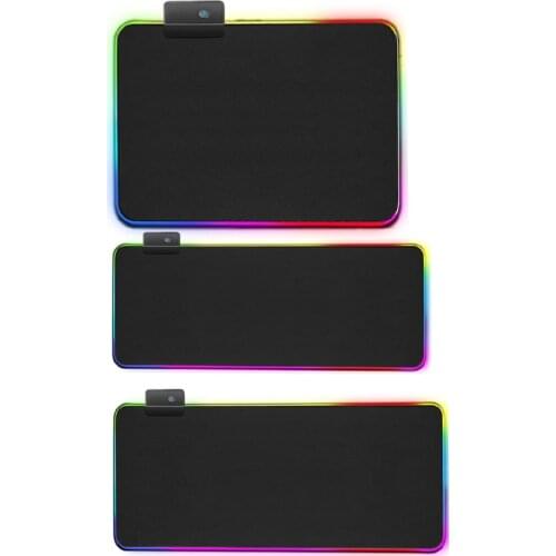 Gaming Mouse Pad Computer Mousepad RGB Large Mouse Pad L-XXL Mouse Carpet Big Mause Pad PC Desk Play Mat with Backlit