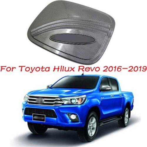 Car Fuel Tank Cap Paste Fuel Tank Cap Modified Exterior Anti-scratch Protection for Toyota Hilux Revo 2016 2017 2018 2019 2020