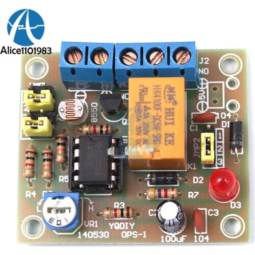 LM393 Light Control Switch Module Light-Operated Switch Photosensitive Electronic Suit DIY Kit