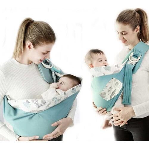 Baby Wrap Newborn Sling Dual Use Infant Nursing Cover Carrier Mesh Fabric Breastfeeding Backpack Feeding Baby Sling Carriers