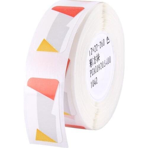 Niimbot 12*22mm 260pcs/roll Thermal Printing Label Paper Barcode Price Size Name Blank Labels Waterproof Tear Resistant