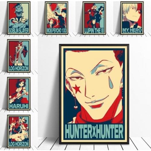 Kill La Kill Poster Cartoon Anime Art Print Canvas Poster Home Decoration