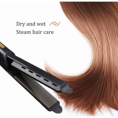 Professional Adjustable Temperature Rapid Heating Wet Dry Use Hair Straightener Hair styling tools Braiders
