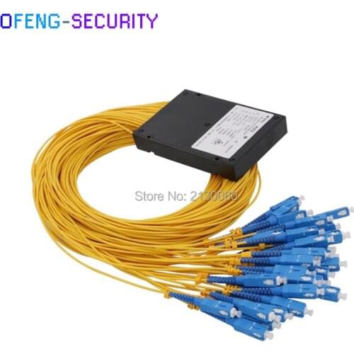 SC UPC PLC Splitter 1X32 Single mode LC fiber splitter 1x32 SC UPC plc splitter/ 1x32 plc Fiber splitter FBT Optical Couple