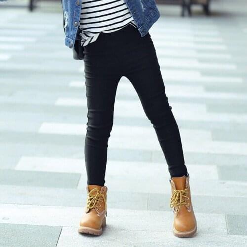 Girl Free Shipping summer spring autumn New pants Cotton candy solid Children clothes 3-12year 110-160cm