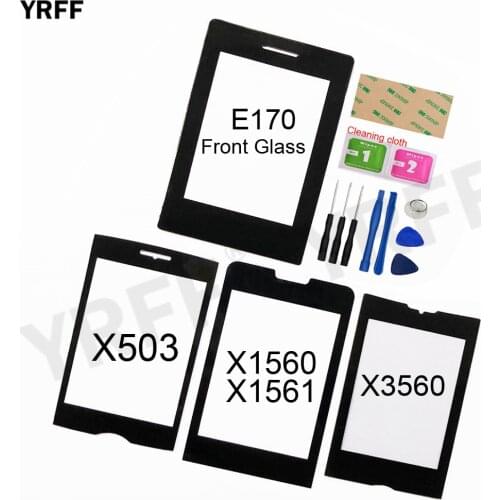 Front Panel Glass For Philips X3560 X503 E170 X1560 X1561 Front Glass Screen Outer Glass Cover Panel Replacement