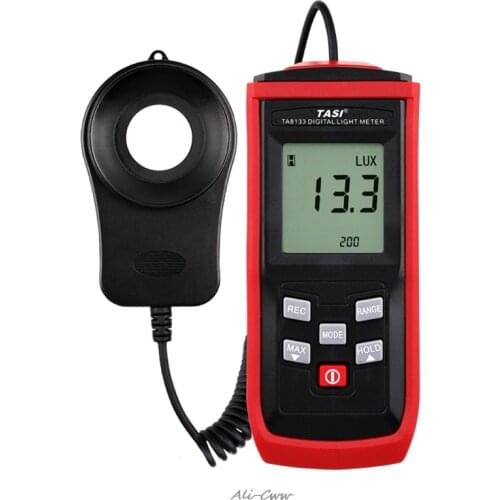 TA8133 Digital Luxmeter illuminance Light Meter 200000Lux Lux/FC illuminometer Measure Tester tachometer luxmeter