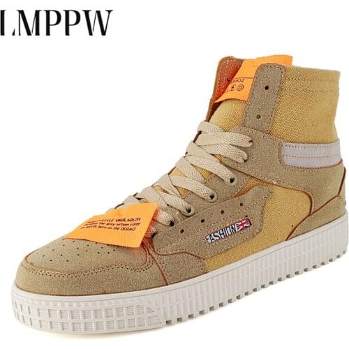 Fashion Lace-up Mens Casual Shoes High Top Men Loafers Outdoor Men Sneakers Big Size Men Boots Couple Shoes Men Luxury Shoes 2.5