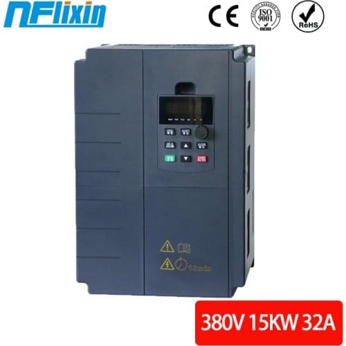 To Europe High performance general frequency Converter 32A 15kw(20HP) 380v VFD Inverter three phase grinder motor