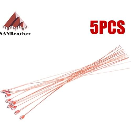 3D printer parts 100K ohm NTC 3950 Thermistors for 3D Printer Reprap Mend RAMPS 1.4 A4988 MK2B HEATBED 3D printer