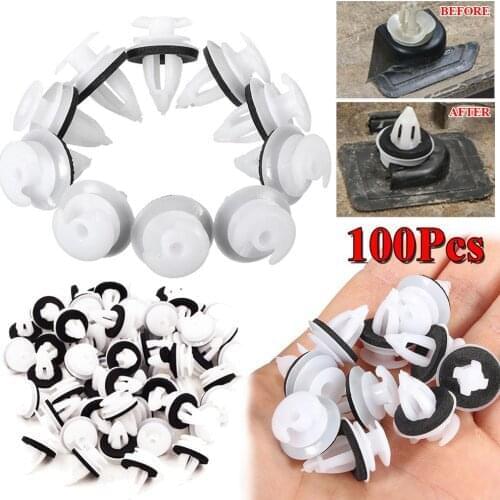 100PCS Door Panel Clips W/Seal Ring For BMW E30 E34 E36 E38 E46 X5 M3 M5 Z3 Wholesale Quick delivery CSV