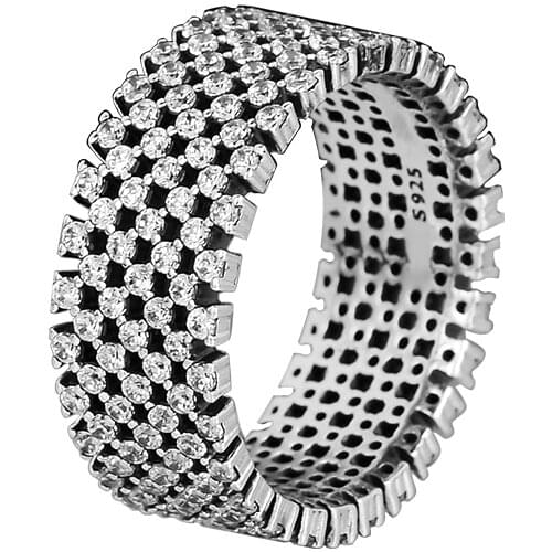 GPY Ring Heraldic Check Rings Women Anel Feminino 100% 925 Jewelry Sterling Silver Anillos Mujer Wedding Engagement Bagues