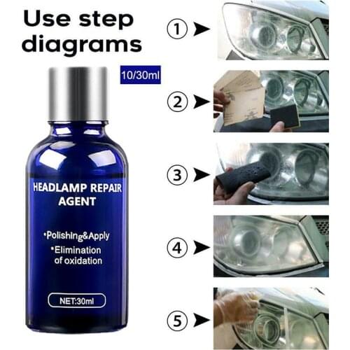 Car Headlights Liquid Repair Agent Ceramic Coat Super Hydrophobic Glass Polishing Coating Liquid Repair Car Accessories TSLM1