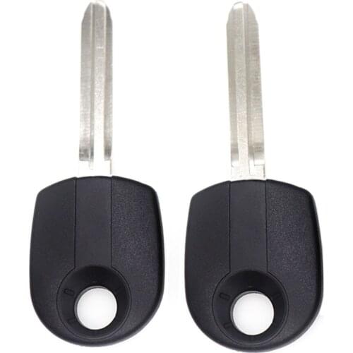 10pcs/lot Replacement car keys for su-zuki transponder key shell for che vrolet chip key blank with uncut blade