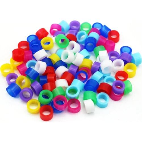 100pcs Bird Ring Leg Bands for Parrot Finch Canary Gouldian Diameter 3mm 4mm 5mm 2mm Bird Foot Ring