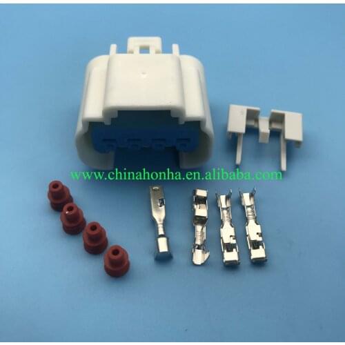 100pcs high quality 4 pin Knock Sensor Connector Wire harness Pigtail plug 13527865 Automotive Connectors 4P GT280