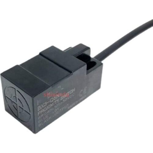 2pcs Square proximity switch DC three wire NPN normally open 12 ~ 24V metal induction switch limit sensor waterproof