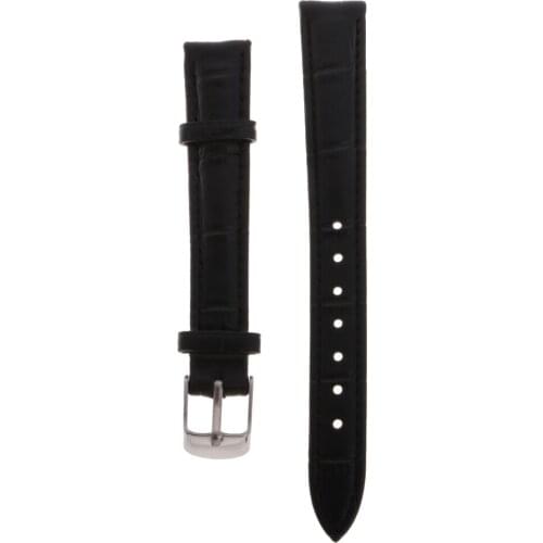 2pcs Watch Bands Straps 14mm Classic Leather Watch Band Replacement