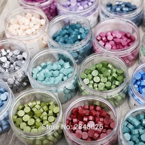 32 colors Premium wax sealing wax beads for envelope seal